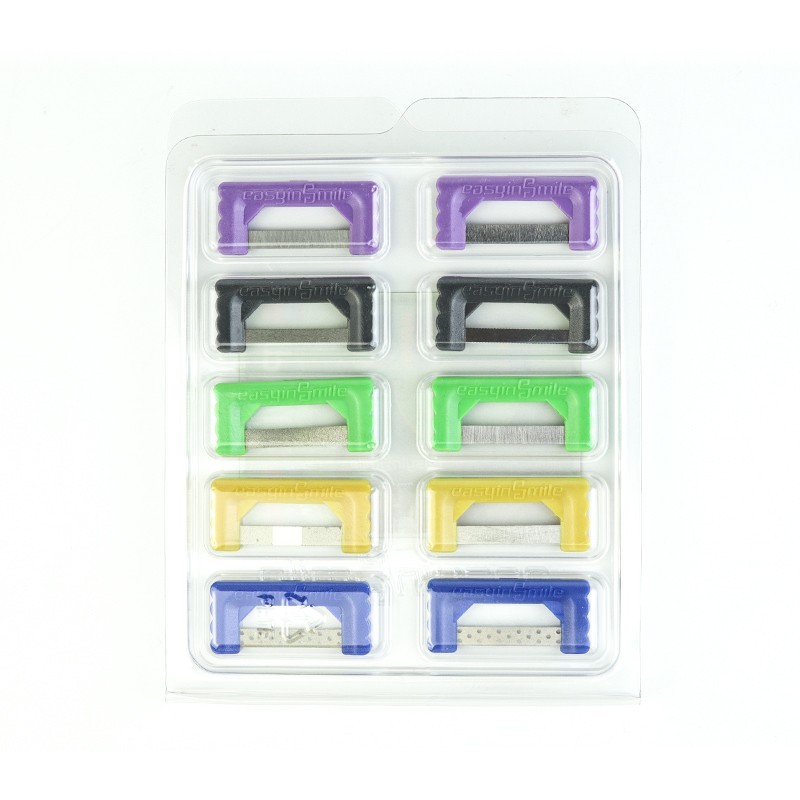 Orthodontic Interproximal Reduction Strips Dental IPR System Kit Hand 10Pcs/Set