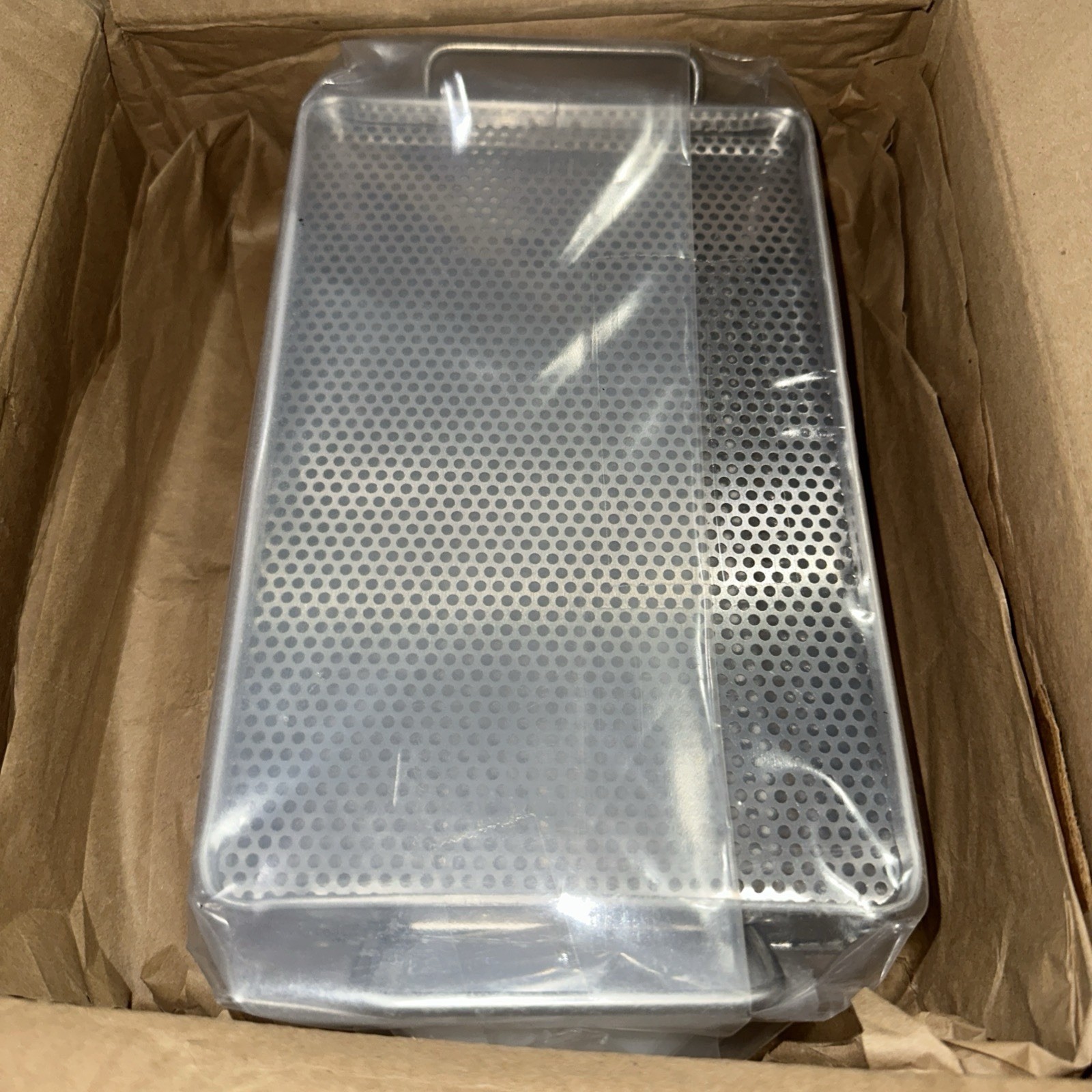 Advantis Stainless Steel Instrument Sterilization Case. New! Lockable See Pics!