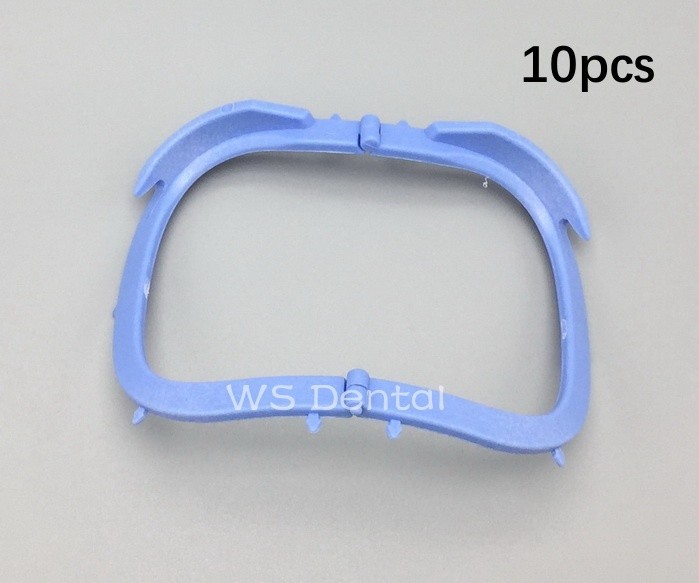 10* Foldable Dental Frame Hager Light X-Ray Film Bracket Rubber Dam Sheet Frames
