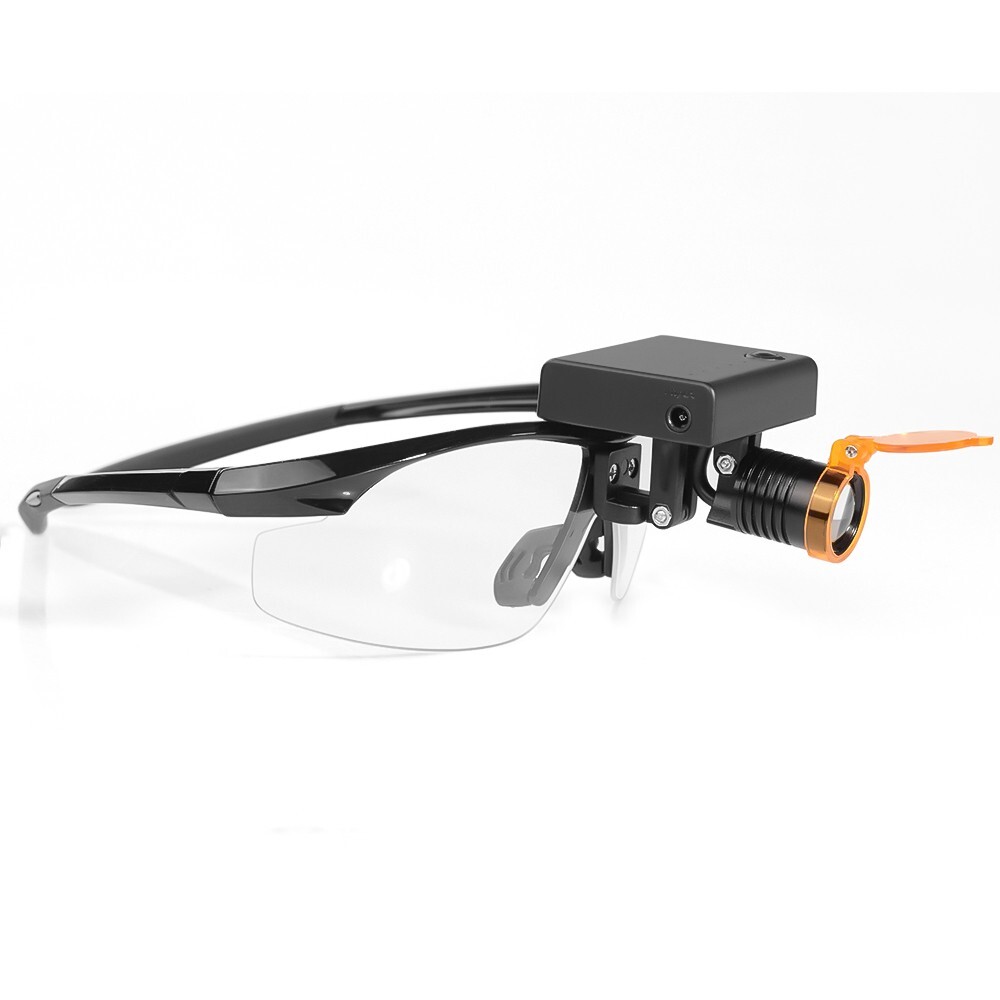 3W Wireless Dental LED Headlight with Optical Filter Dental Loupe Light US