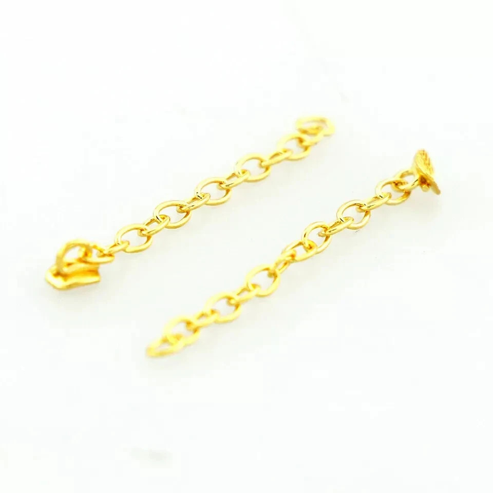 2 Pcs/Pack Orthodontic Dental Round/Rectangular Lingual Button Traction Chain