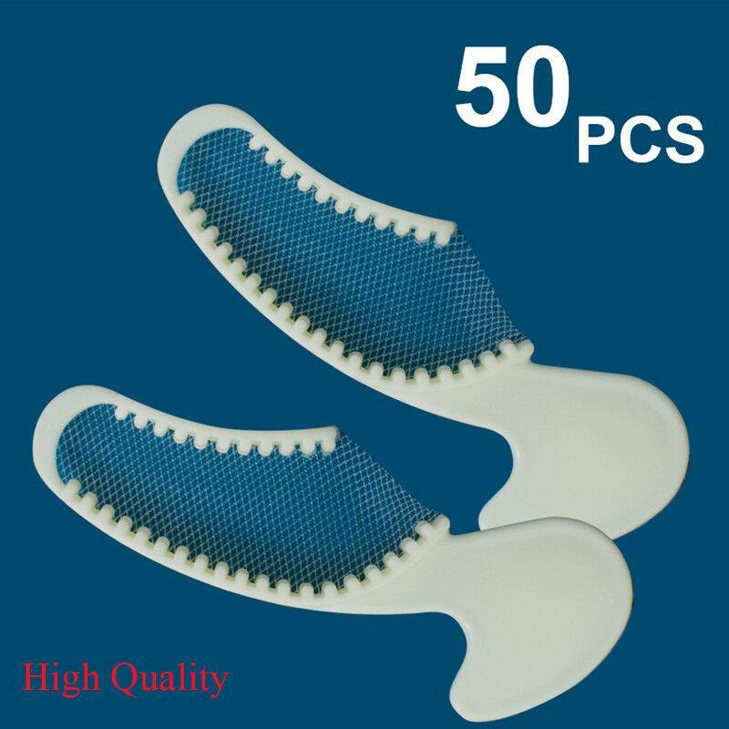 50pcs Sideless Dental Bite Registration Impression Triple Trays Superior quality