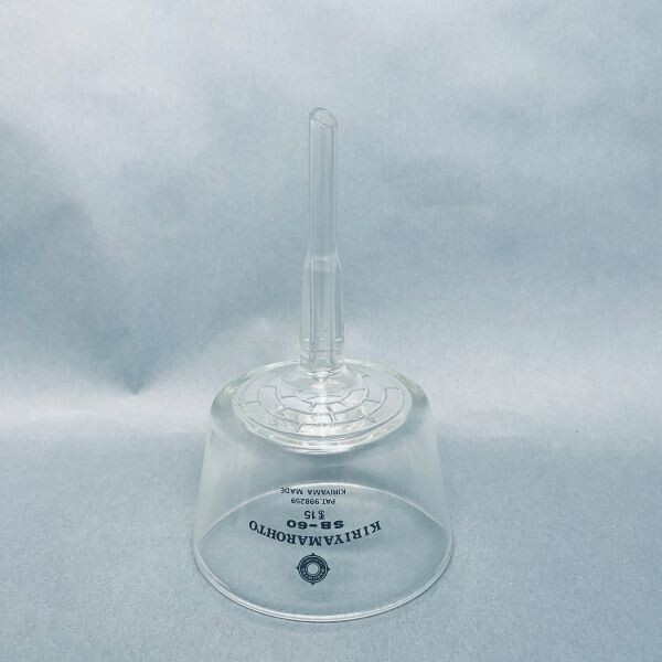 Kiriyama Glass Sliding Buchner Funnel 15/25 60 mm Diameter