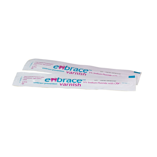 Pulpdent Embrace Varnish 5% Sodium Fluoride with CXP™ 0.4mL+BRUSH