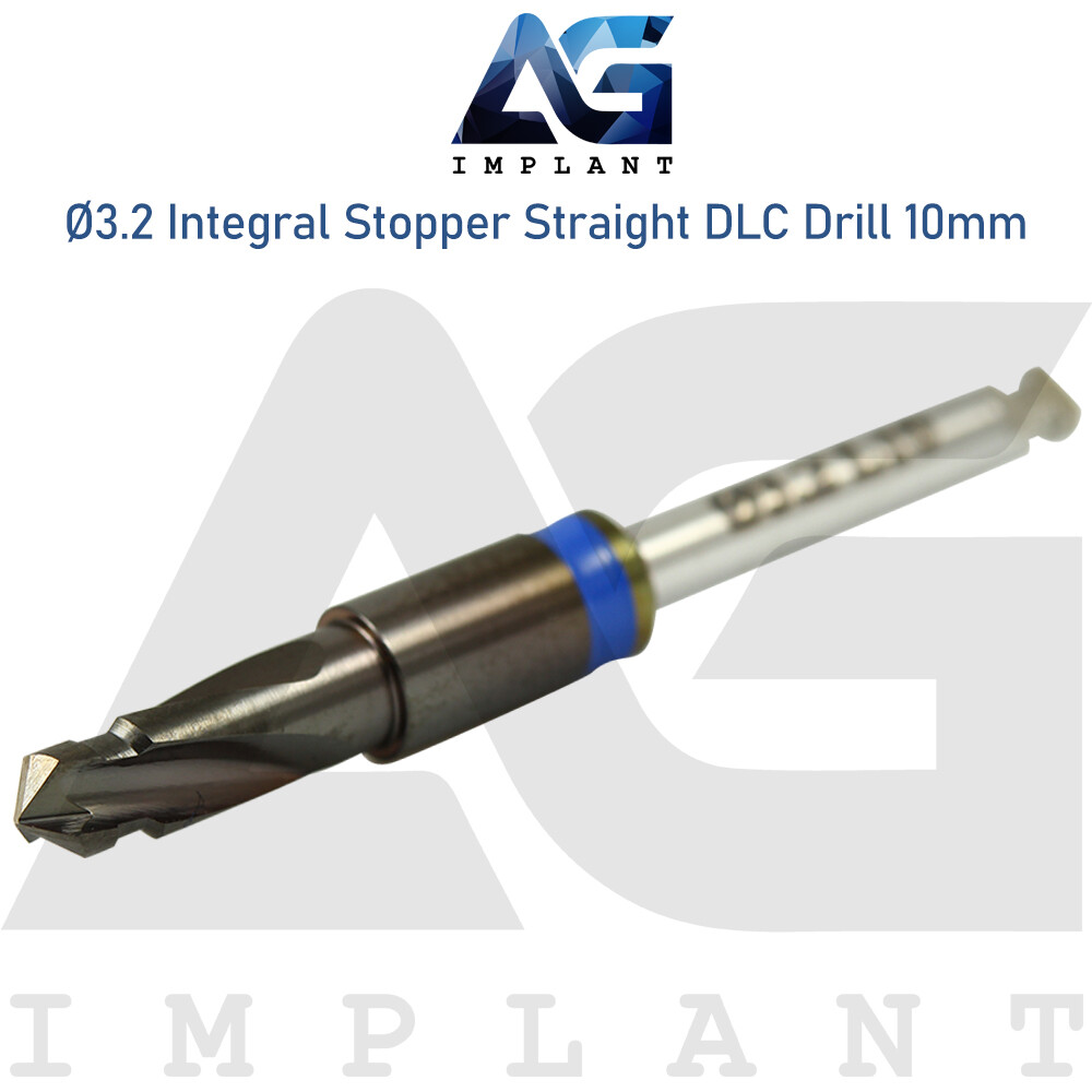 Ø3.2 Integral Stopper DLC Drill External Irrigation Step And Stop Tool Carbon