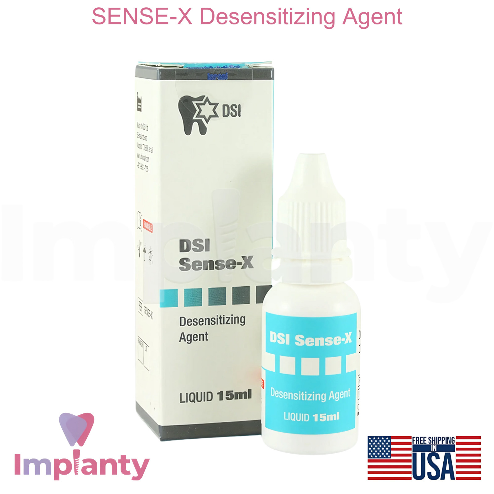 Dental SENSE-X Desensitizing Agent 15ml Hypersensitive Quick Result Dentine Care
