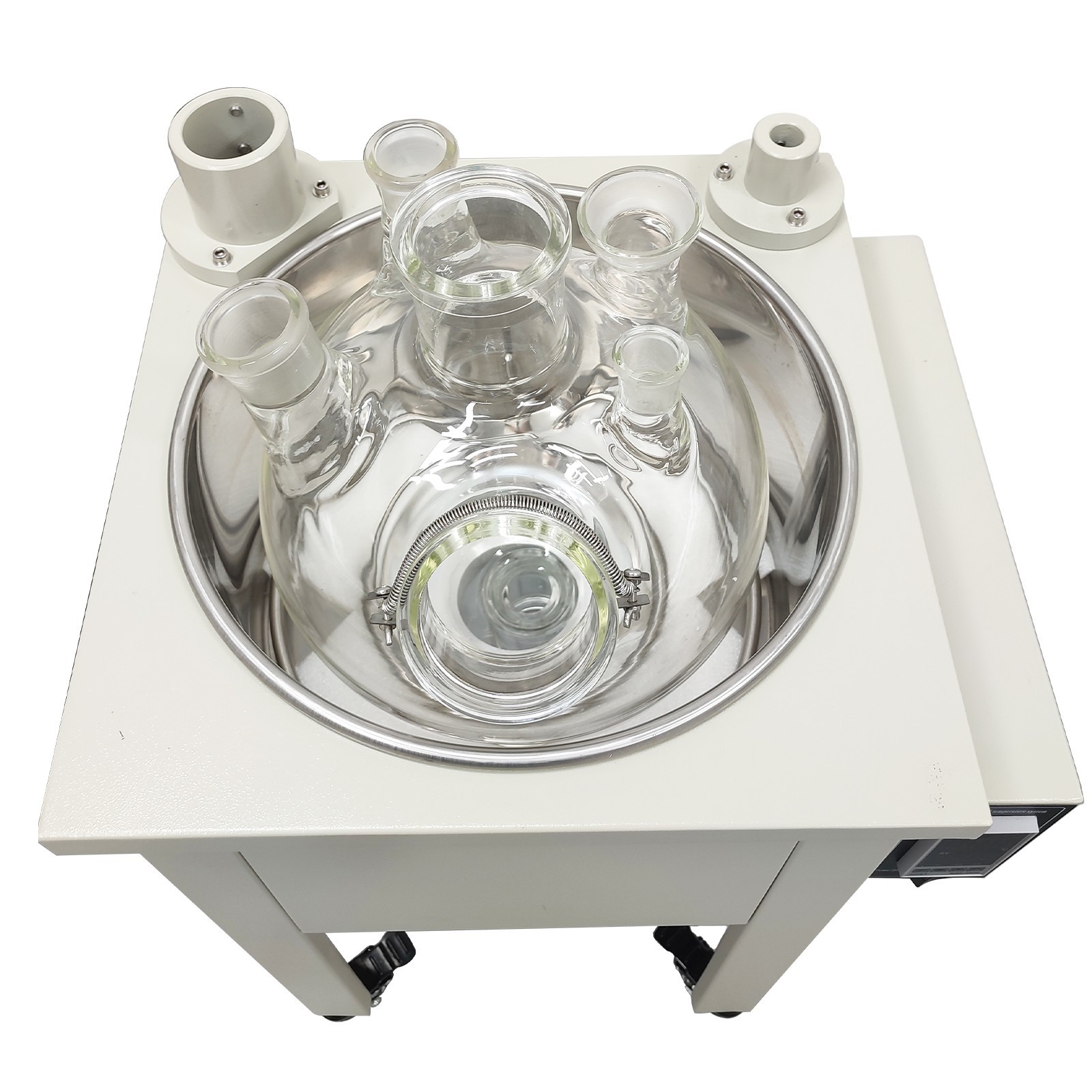 110V 10L Lab Jacketed Glass Reactor Laboratory Glass Reactor Digital Display