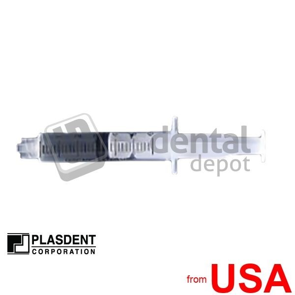 PLASDENT 6cc Luer Lock Syringes- #LL06- Plastic- ( 100 Pcs/Box )- Dispo 001-LL06