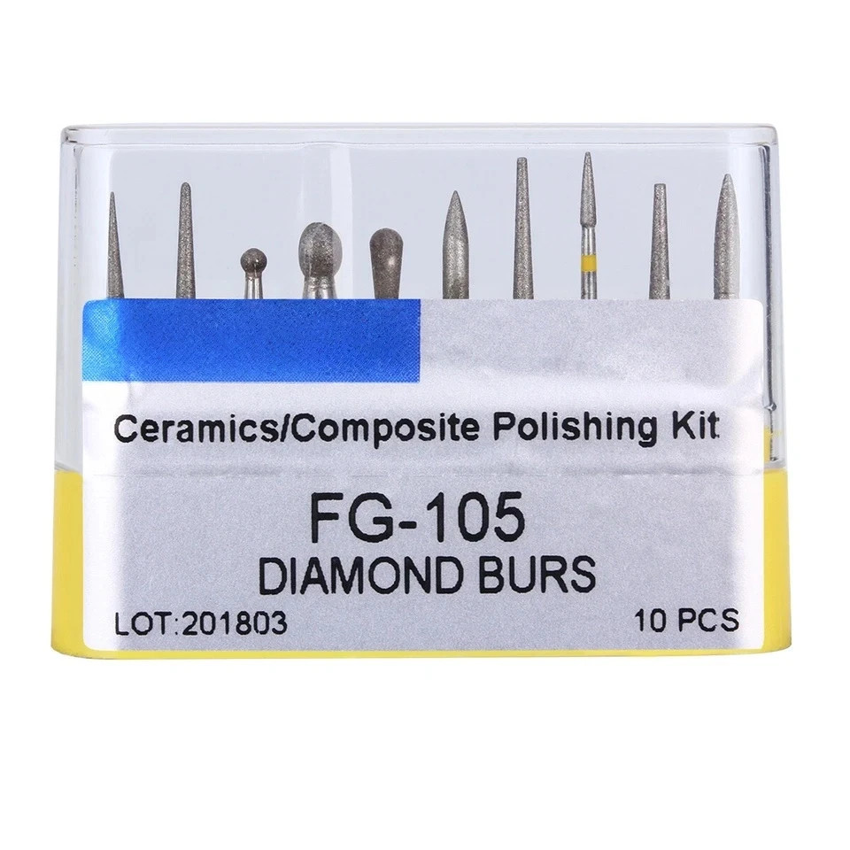 17 Type Dental Diamond FG Burs Drills For High Speed Handpiece FG 101 – FG 117