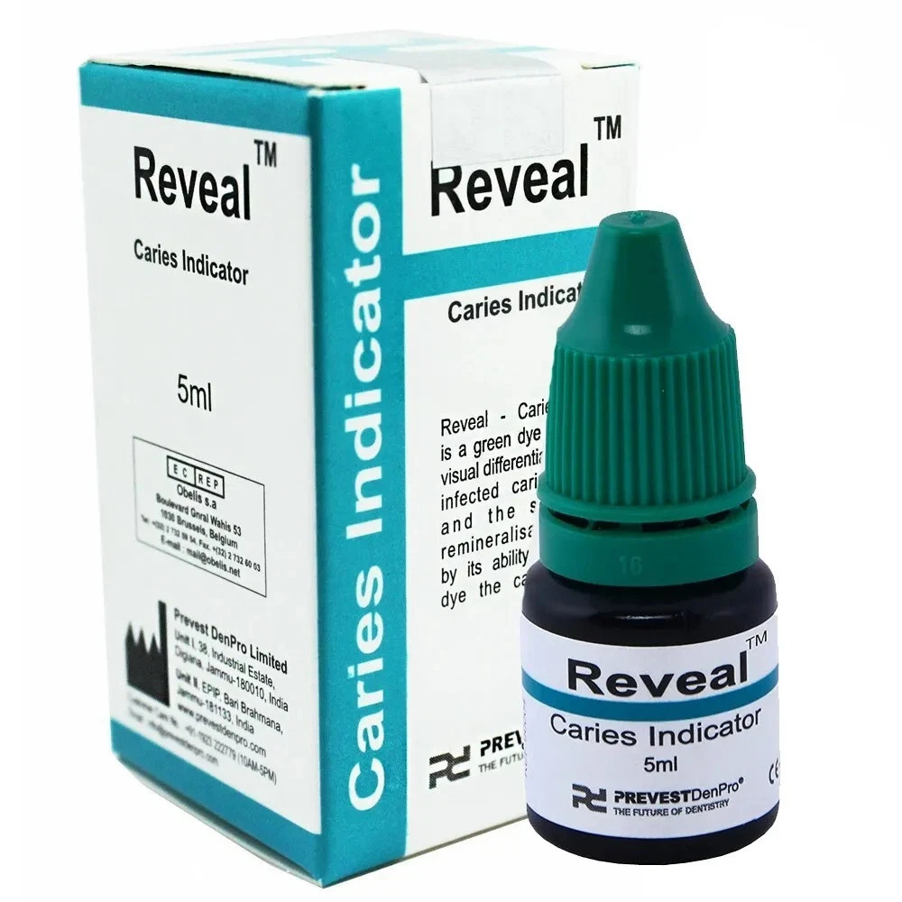 Prevest DenPro Reveal Caries Indicator Dye to Differentiate for Dental Free Ship