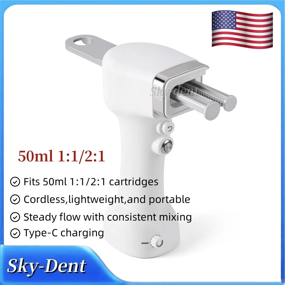 1:1 Dental Automatic Impression Mixing Dispenser Gun Electric Dispensing Machine