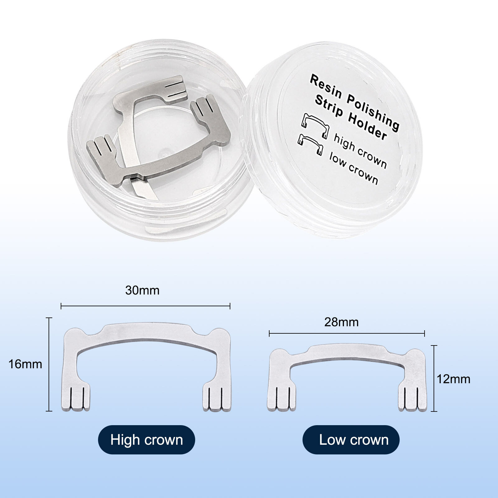 USA Dental Interproximal Sanding Finishing Polishing Strips Resin Strip / Holder