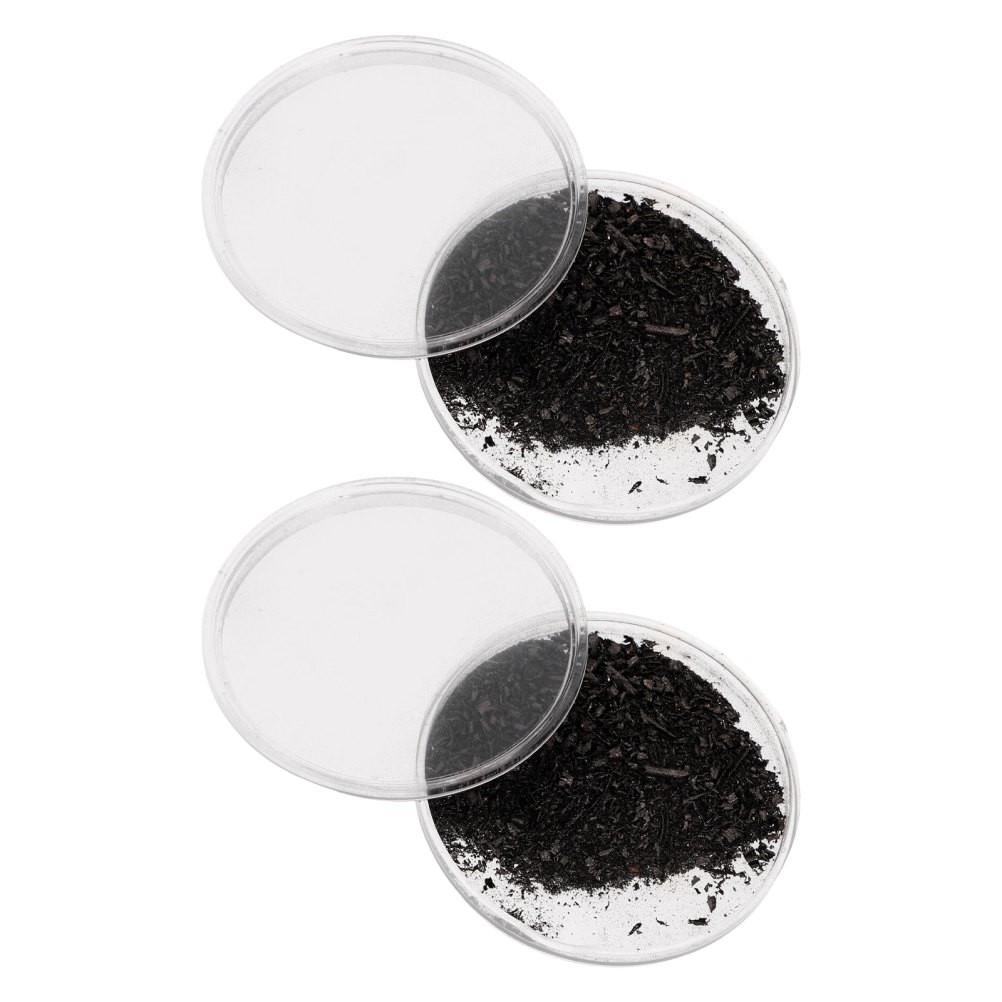 2 Pcs Magnetic Powder Iron Filings Demonstrator and Magnets Toys