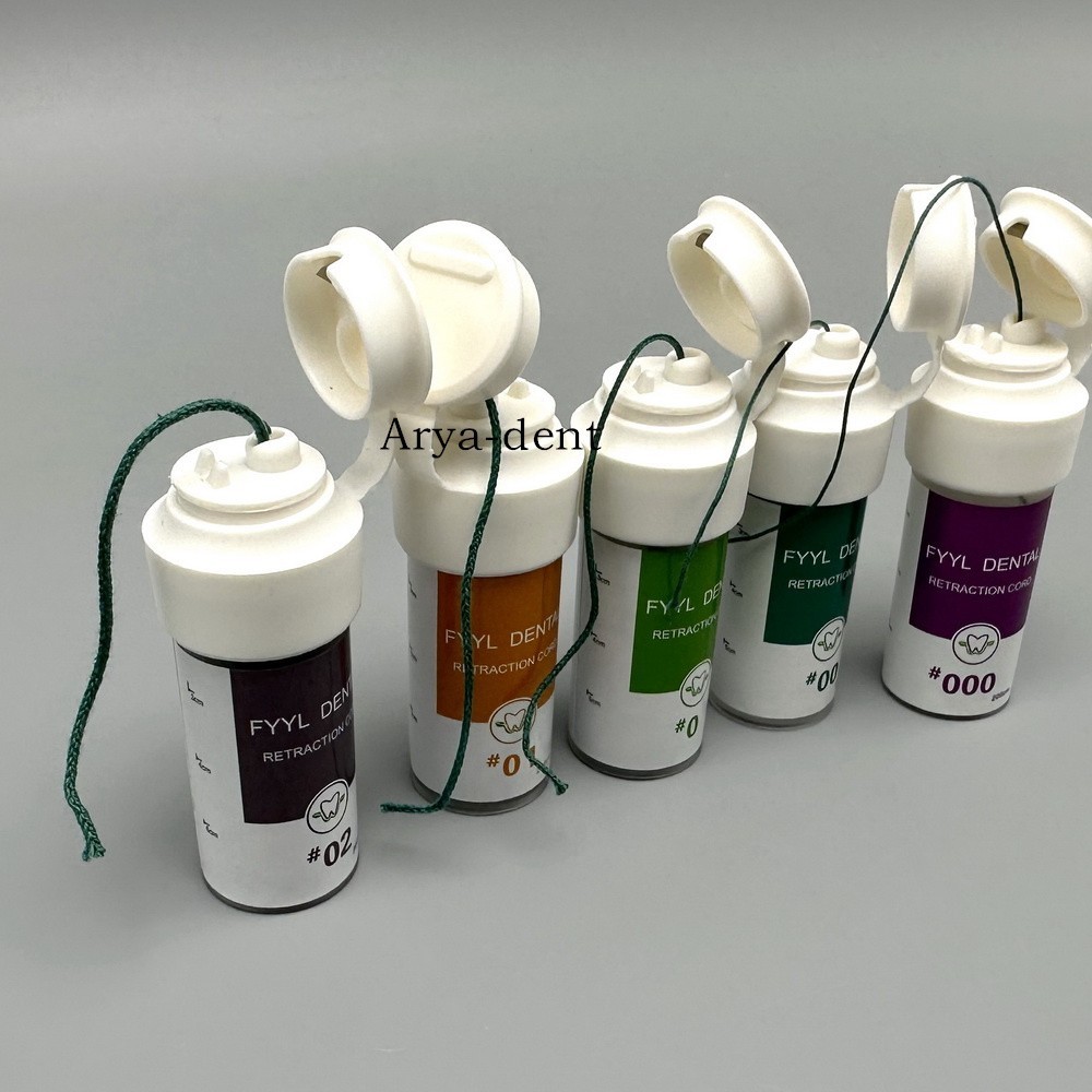 2m/Box Dental Thread Gingival Retraction Cord Knitted Cotton Gum Line Hard Soft