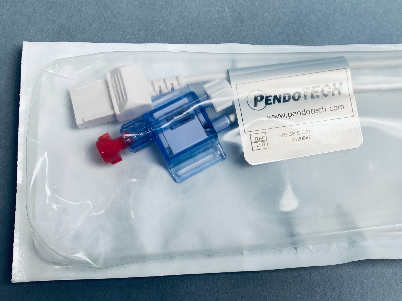 PendoTECH Pressure Sensor Polycarbonate Single Use Total of 2 Sensors