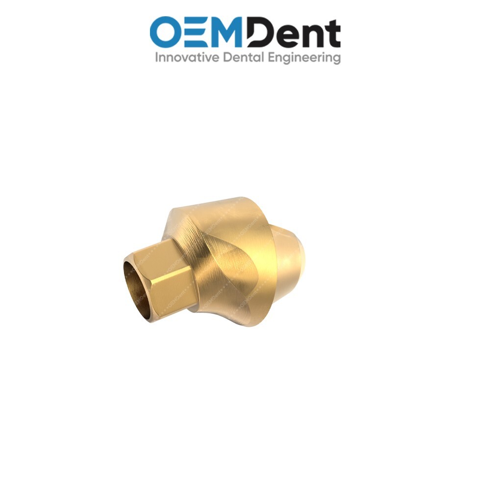Dental Angulated Multi Unit 1.6 Titanium Sleeve Set 17° GDT® Compatible Int Hex