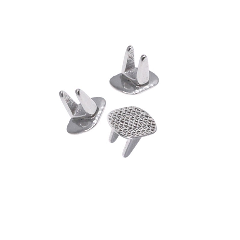 100 Pcs Dental Orthodontics Tongue Tamers Mini Spur Educador Lingual Mesh Base