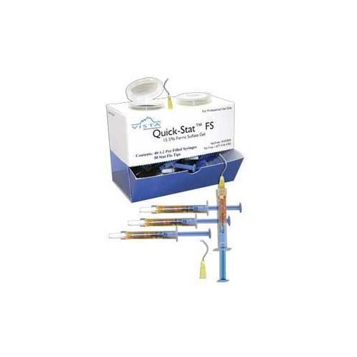 Vista Dental 503555 Quick Stat FS 15.5% Ferric Sulfate Gel Syringe 30 mL 1/Pk