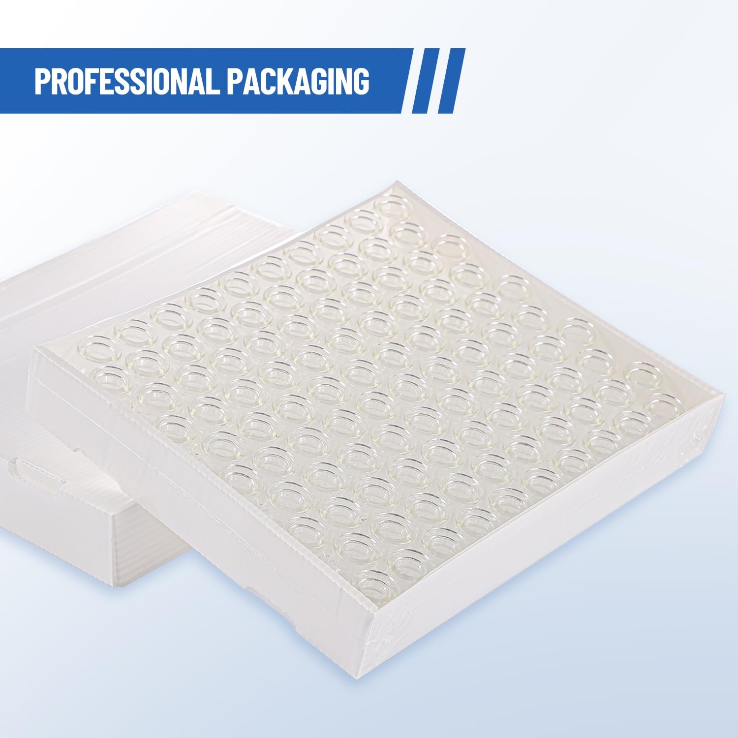 100PCS 3ml Glass Vials Lab Headspace Vials 13/20mm Caps Crimp top Flat Bottom
