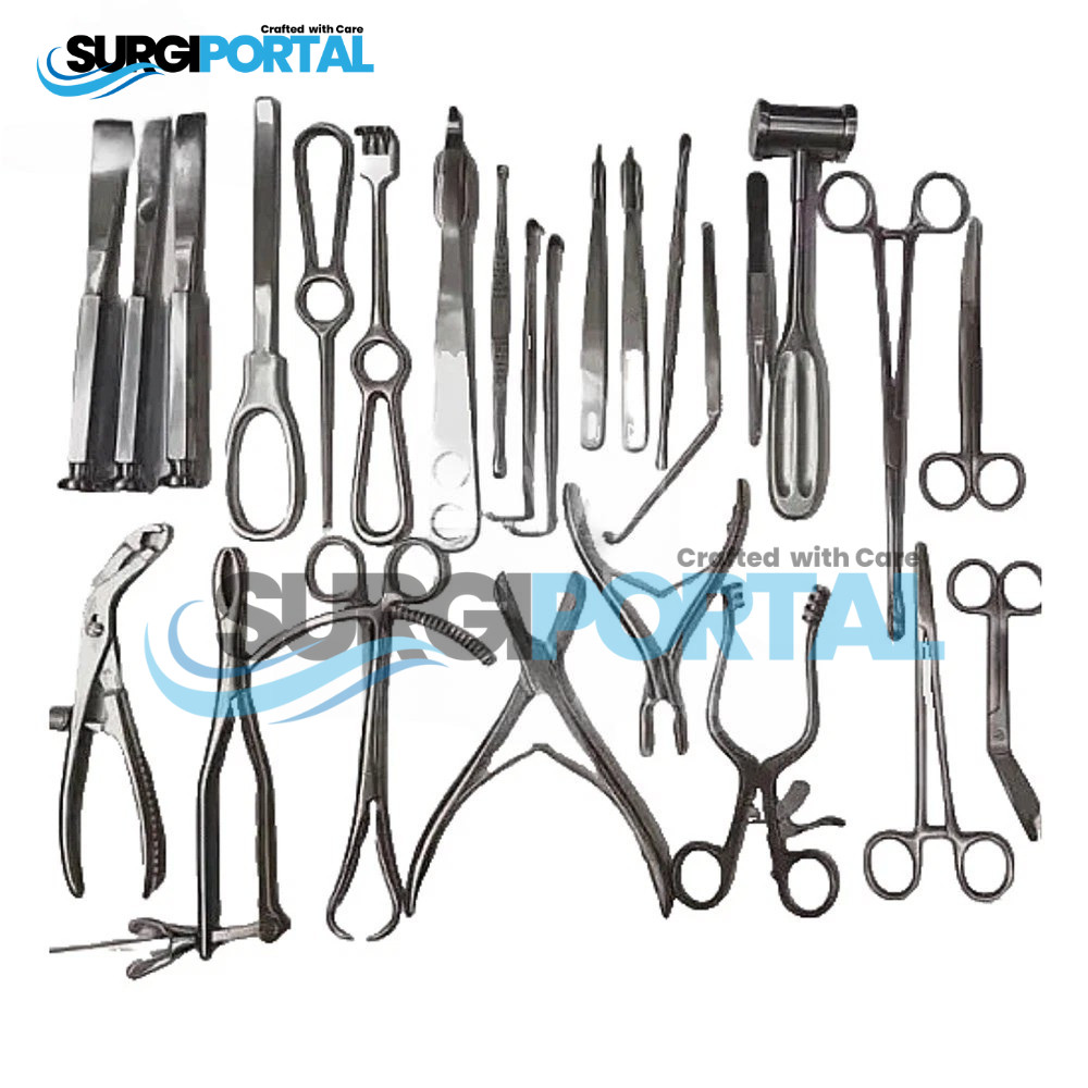Basic Orthopedic Surgery Kit German Orthopedic Surgical instruments Set of 25 PC