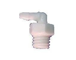 DCI 10-32 x 1/16″ Barb Elbow, Plastic; Pkg of 10