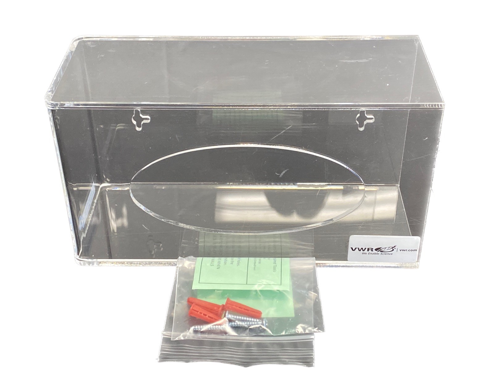 VWR Acrylic Side-Load Single Glove Dispenser 10-1/4″ L x 5-1/2″ W 10031-892