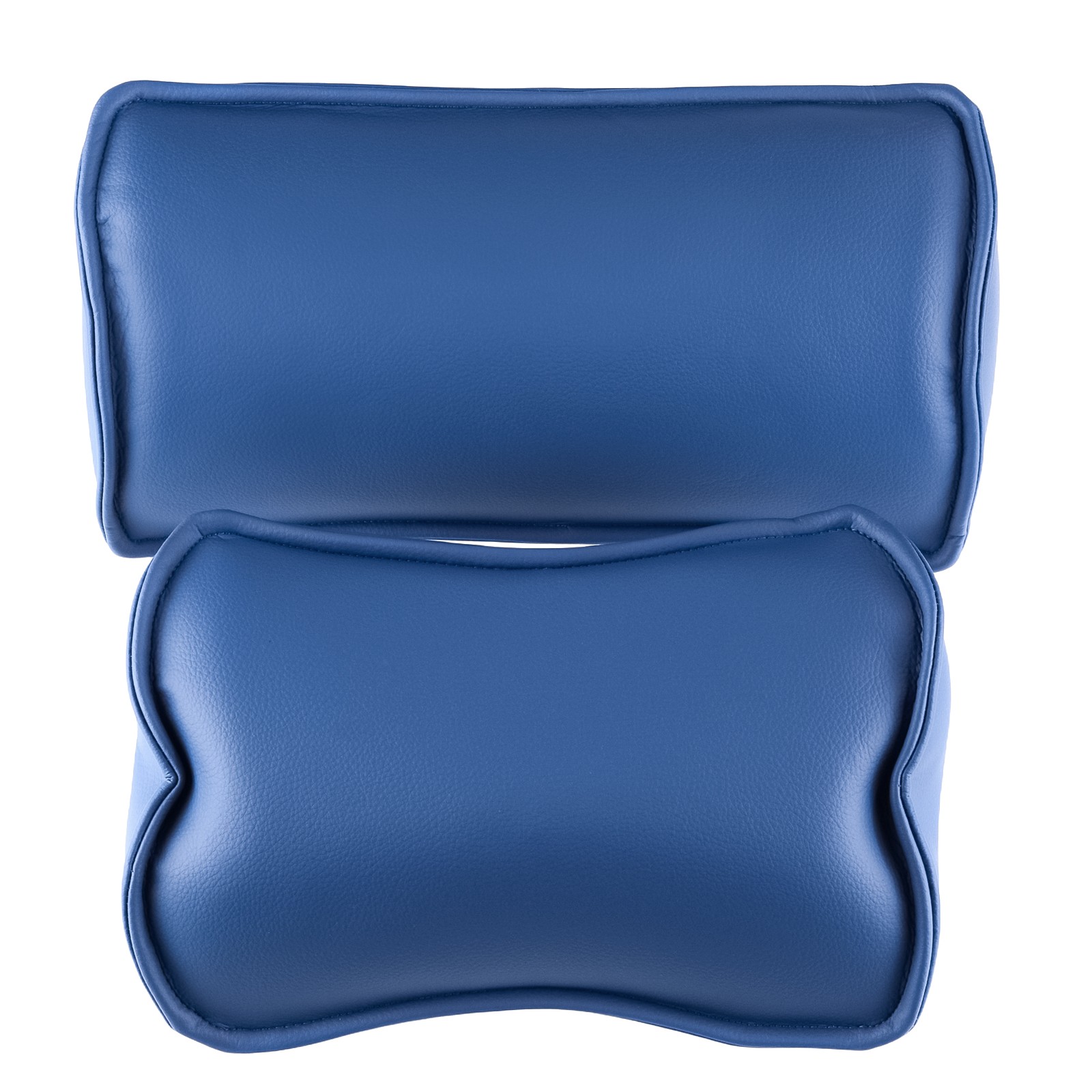 Microfiber Leather Memory Foam Headrest&Lumbar Pillow for Dental Chair Dark Blue