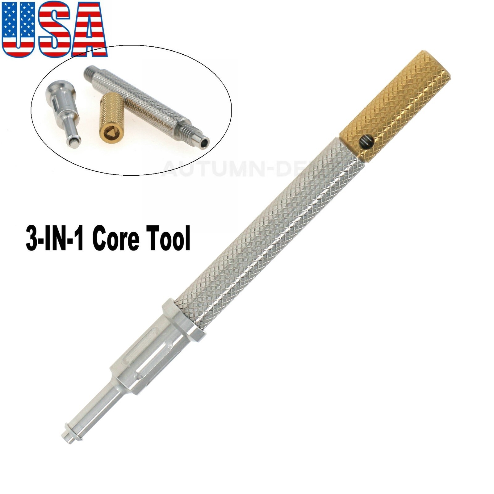 US Dental Retention Caps Implant Locator Core Tool Insertion Extraction Tools