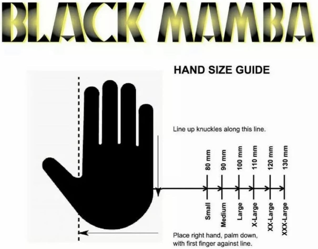 Black Mamba Nitrile Gloves 100 Count Large