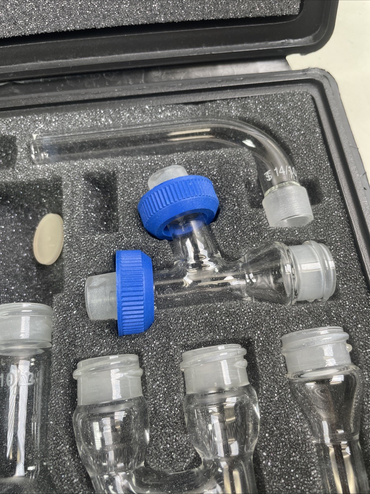 USED Kontes Microflex Williamson K-746000-0000 Chemistry Kit 17pc Glass + More 4