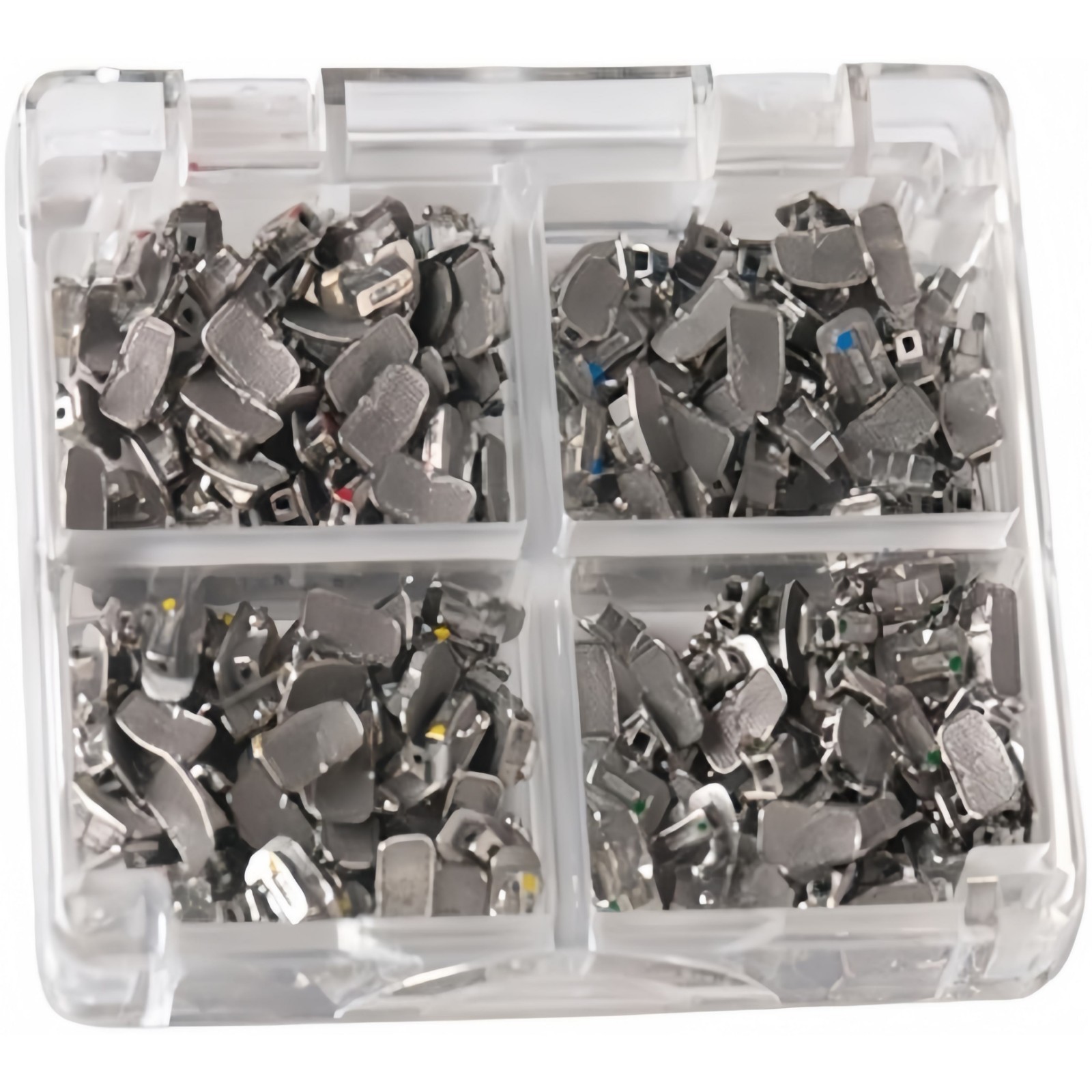 Dental Orthodontic Buccal Tubes 1st Molar Roth 0.022″ Single Tube 200Pcs Kit