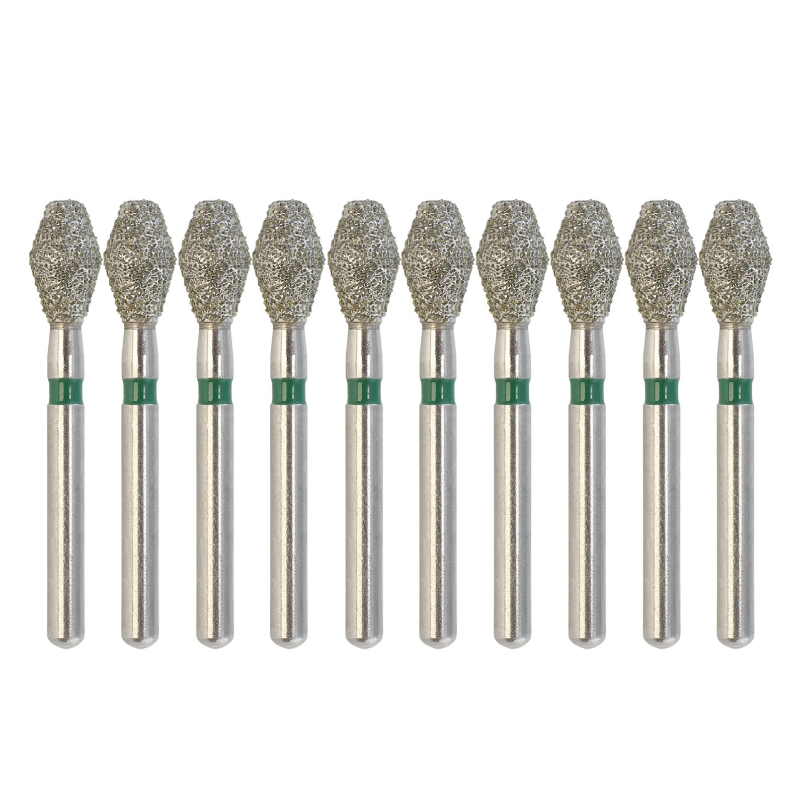 Multi-Use Dental Diamond Burs Barrel Occlusal Reduction FG 811/032C Coarse Green