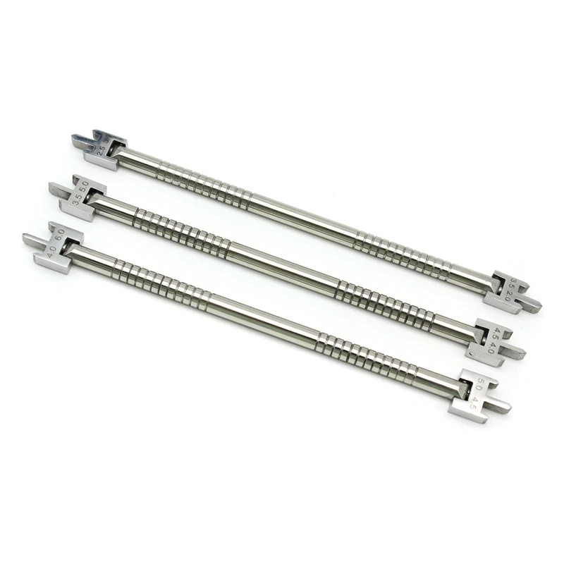 Dental Adjustable Bracket Positioning Gauge Movable Swivel Head Orthodontic Tool