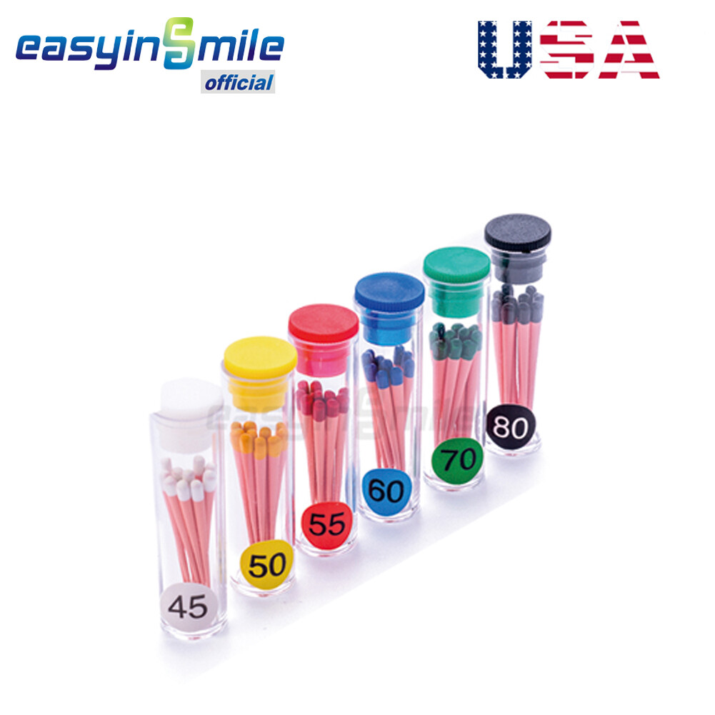 1Box Dental Gutta Percha Points Easyinsmile Endo Root Canal Clean Taper 02/04/06