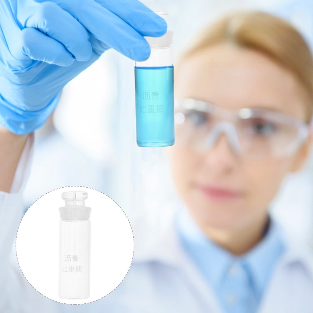 2 Pcs Lab Glassware Set Asphalt Sample Container Specific Gravity Bottle