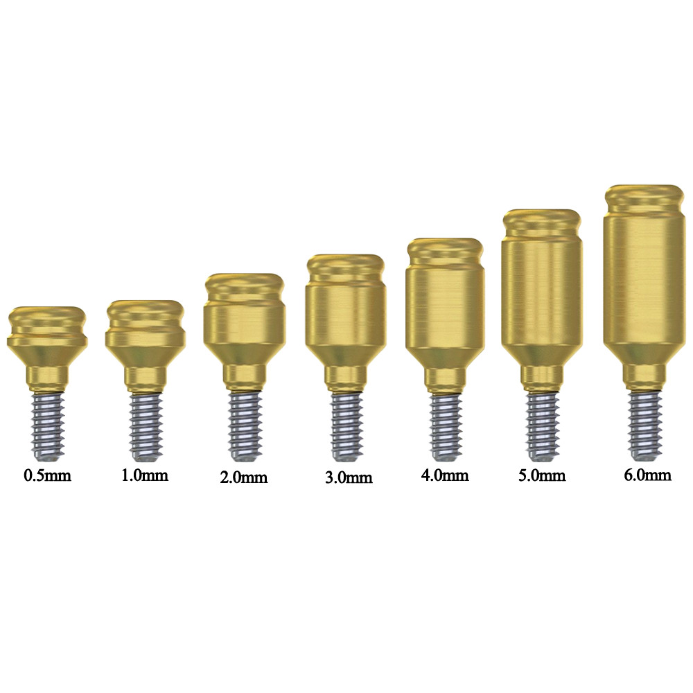 1x Dental Loc In Attach ment Extra Soft Set Int hex 2.42mm Fixture Cap Housing