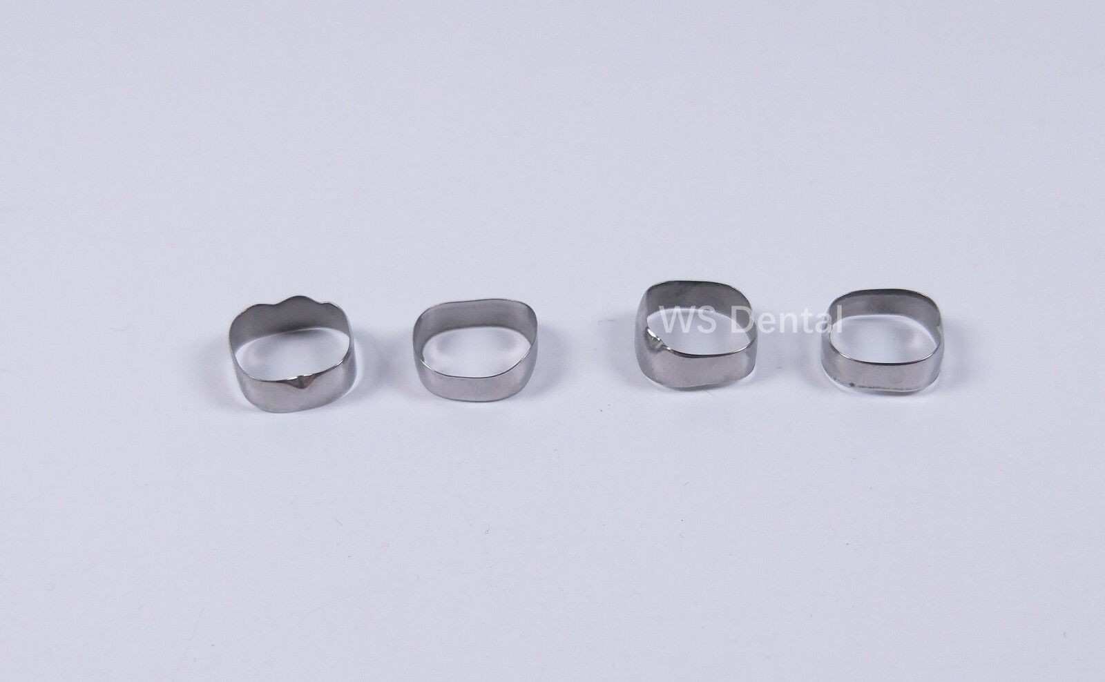 10set/40pcs Dental Orthodontic 1st Molar Bands Roth 022 Plain Molar Band 29-44+