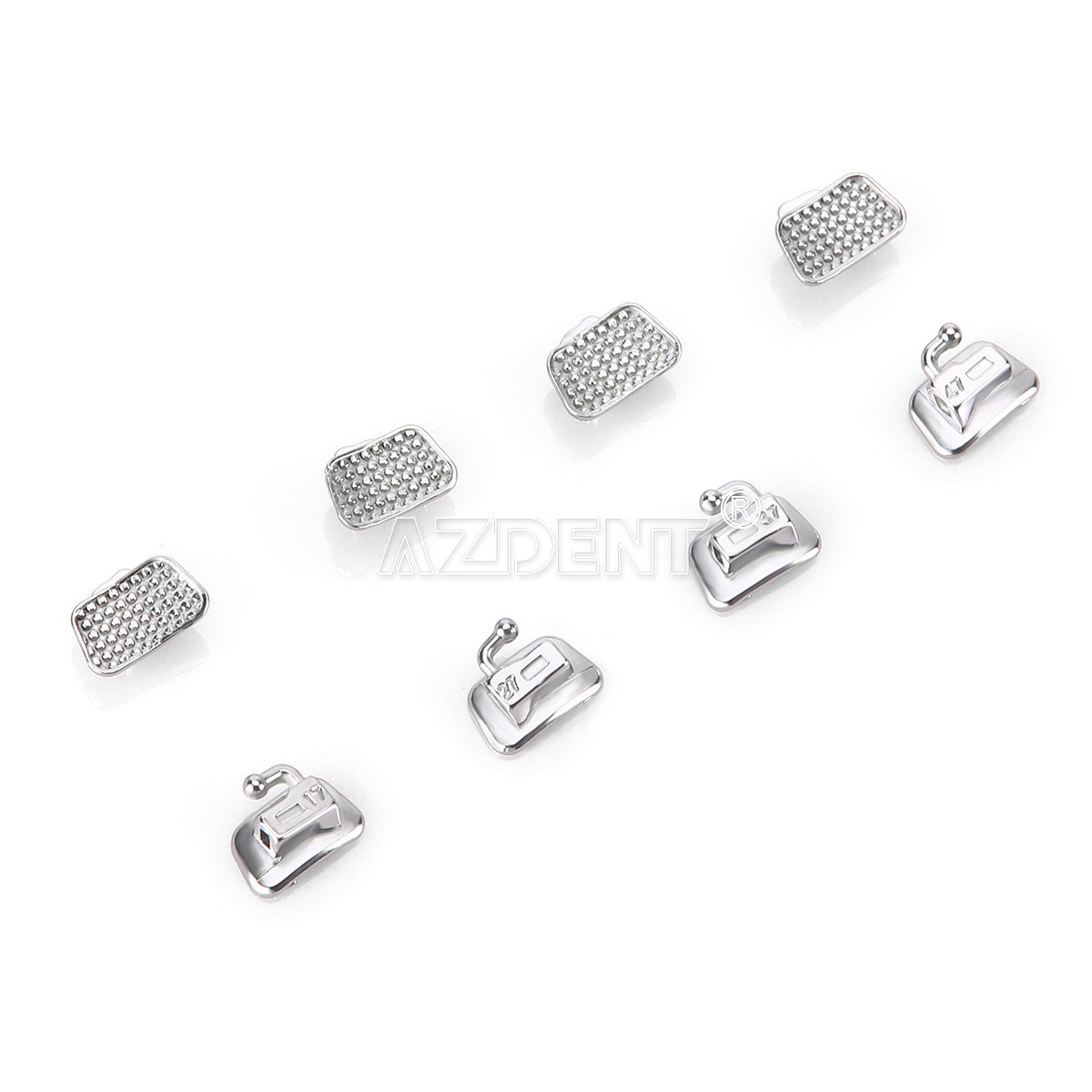 50 juegos de tubo bucal de ortodoncia dental 2do tubo molar Roth.022 Bondable