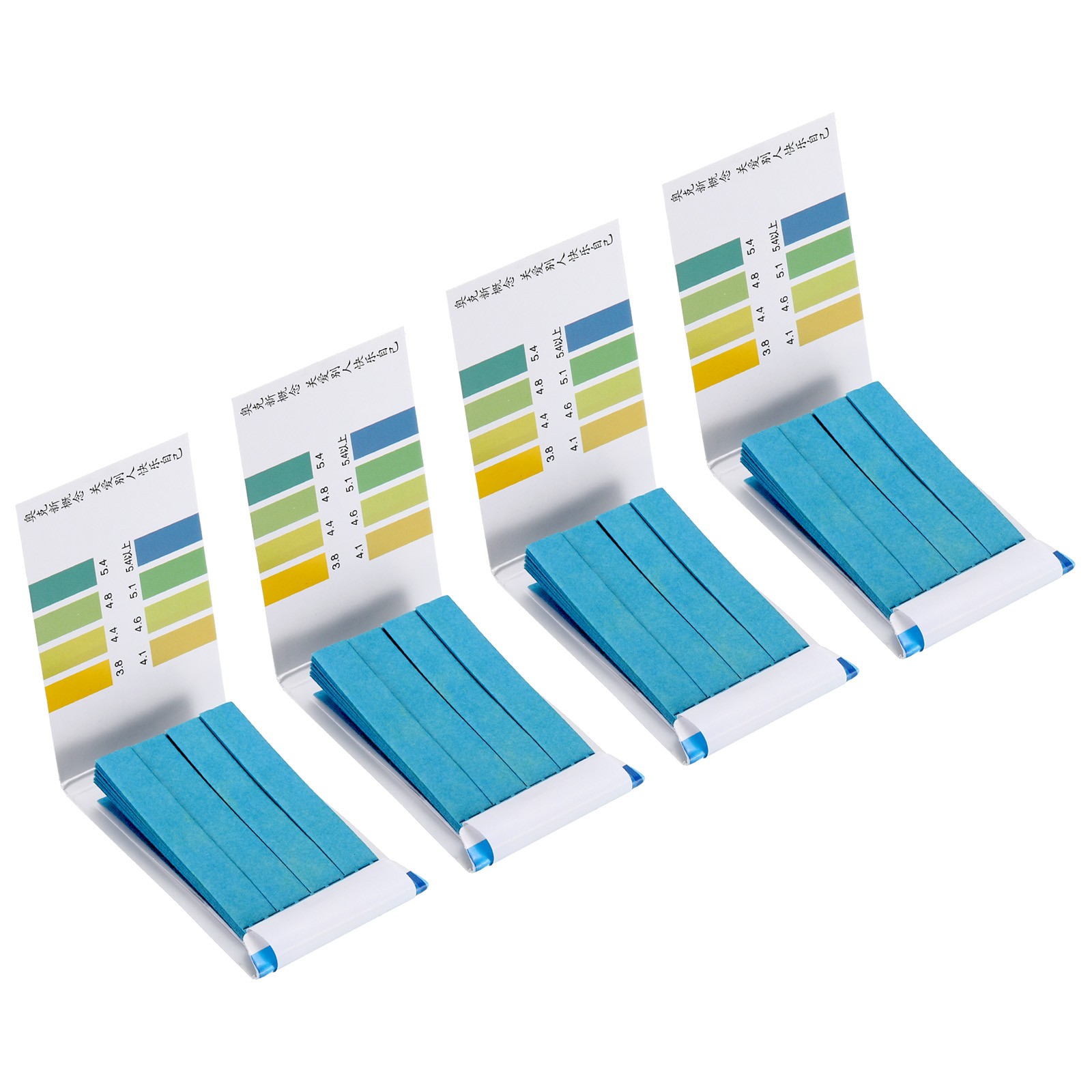 4pcs pH3.8-5.4 Test Strip 80 Litmus Indicator Paper Tester Alkaline Acid Testing