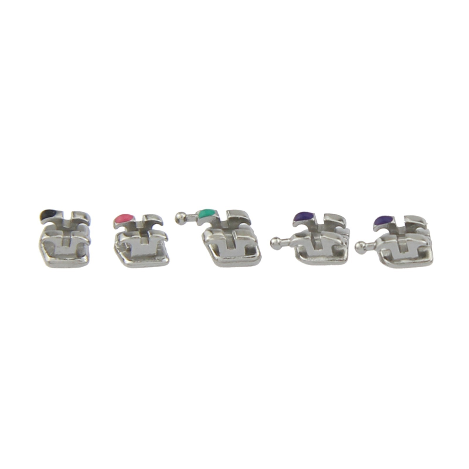 Dental Orthodontic Mini Brackets Metal Braces MIM ROTH MBT 018 022 345 Hooks OC