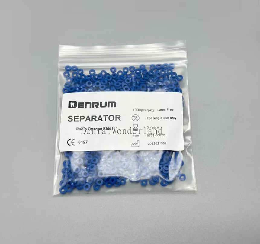 1000pcs Dental Orthodontic Separators Spacers Elastic Ties Gap Bands Non-latex