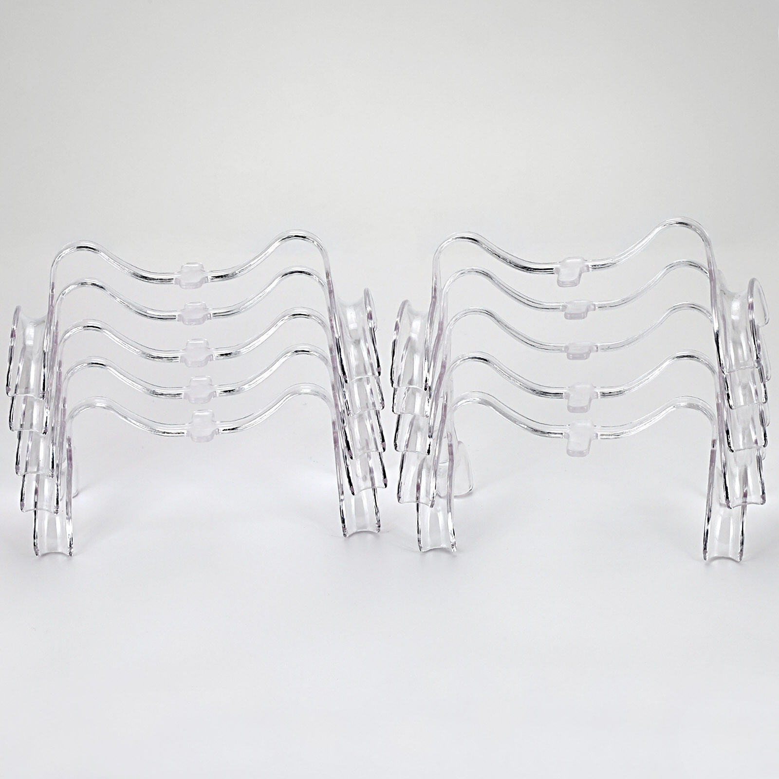 10X S Size Dental Ortho Intraoral Cheek Lip Retractor Mouth Opener Clear M-shape