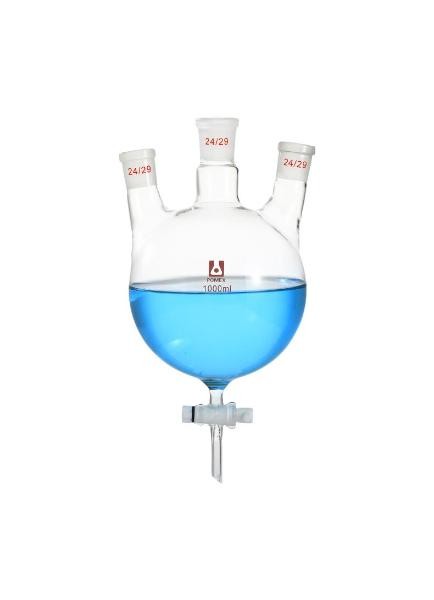 Borosilicate Glass Spherical Separating Funnel, 50ml-2000ml Capacity