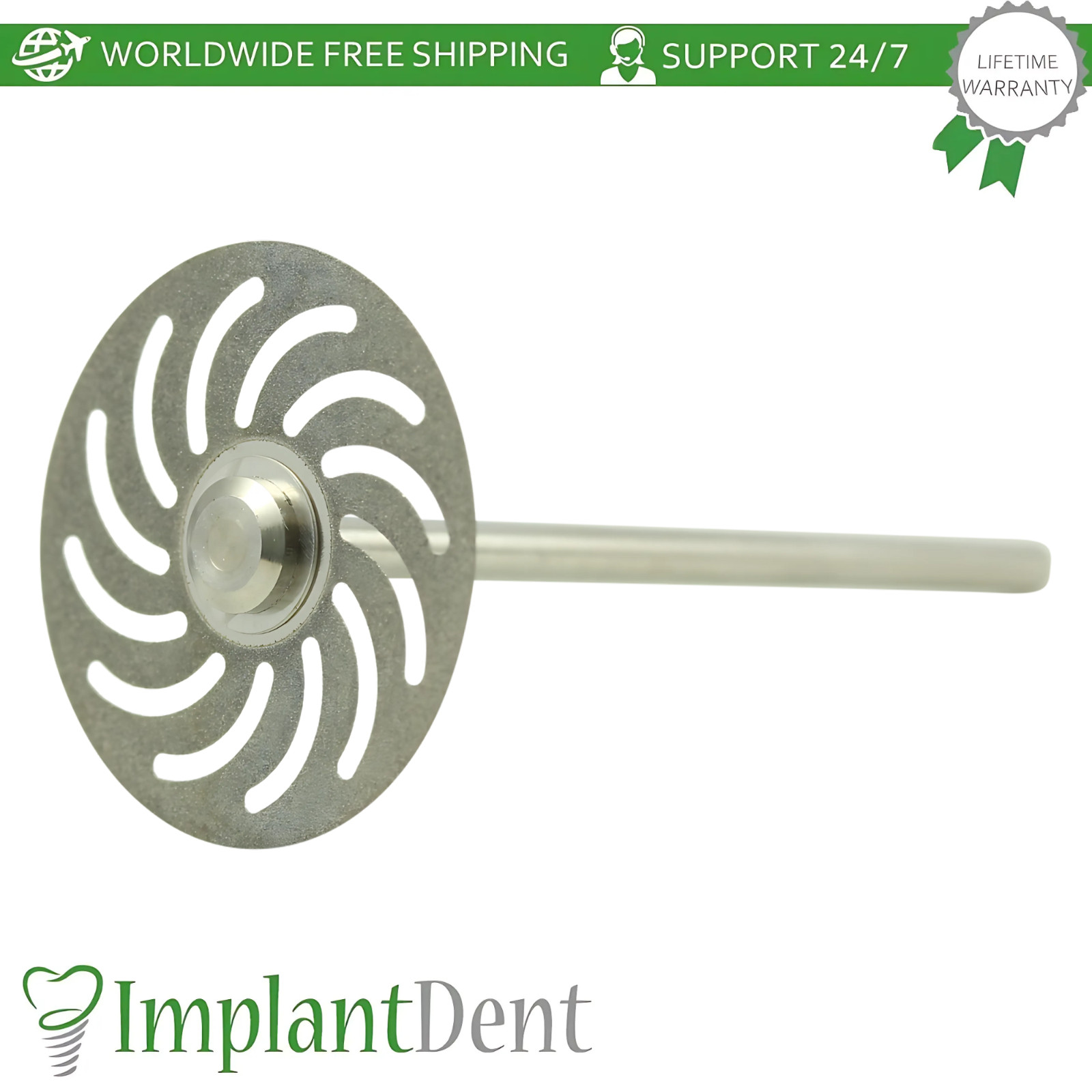 MDT Dental Extra Fine Grit Diamond Coated Double Sided Super Flex Disc Ø22mm