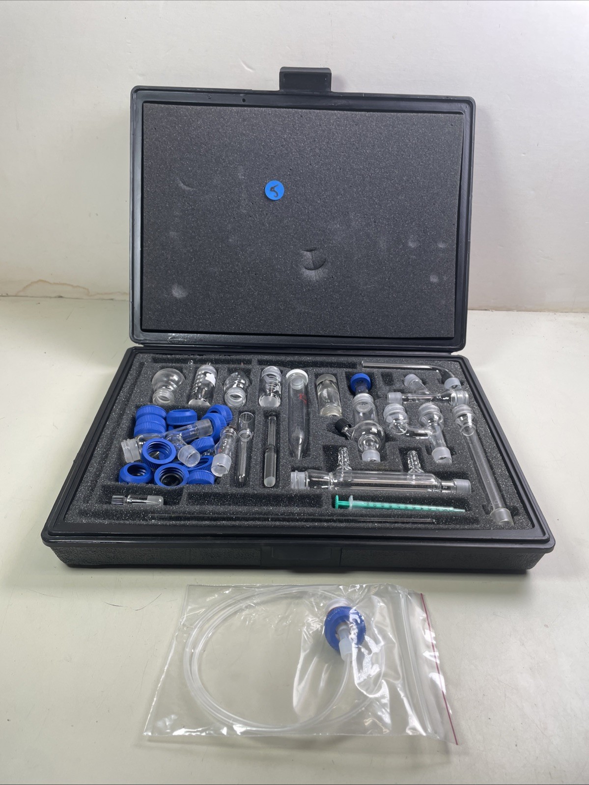 USED Kontes Microflex Williamson K-746000-0000 Chemistry Kit 18pc Glass + More 5