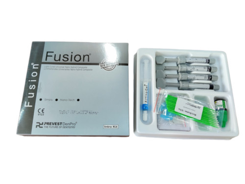 Dental FUSION Light Cured Universal Nano Hybrid 4 Composite , Bonding & Etch Kit