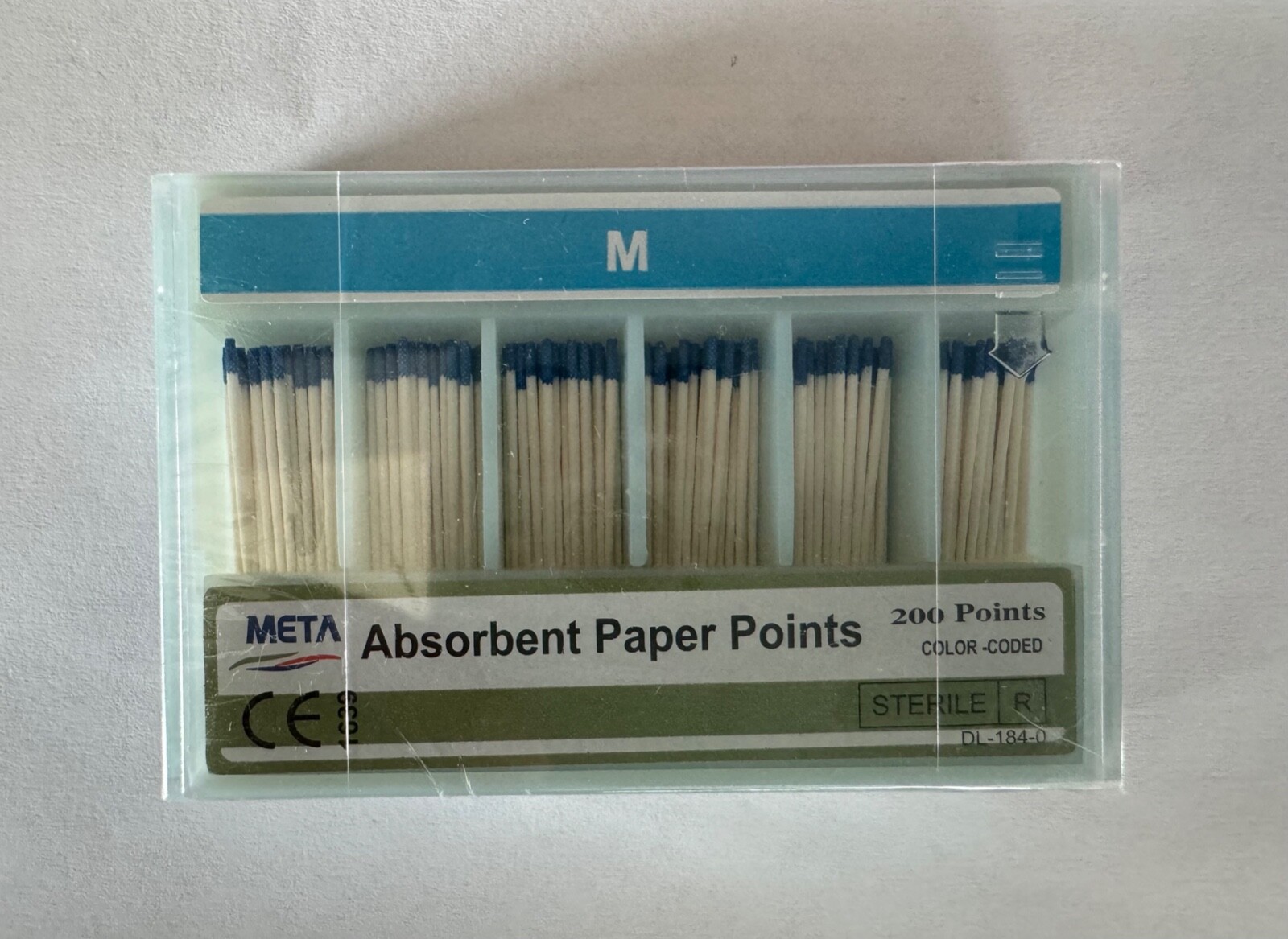 Absorbent Paper Points M Medium Accessory Box of 200 Gapadent Dental
