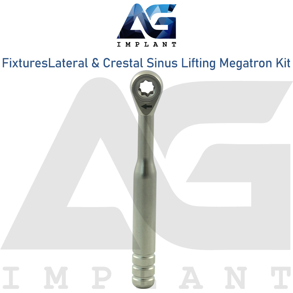 Fixtures Lateral & Crestal Sinus Lifting Megatron Kit Stainless Steel Tools