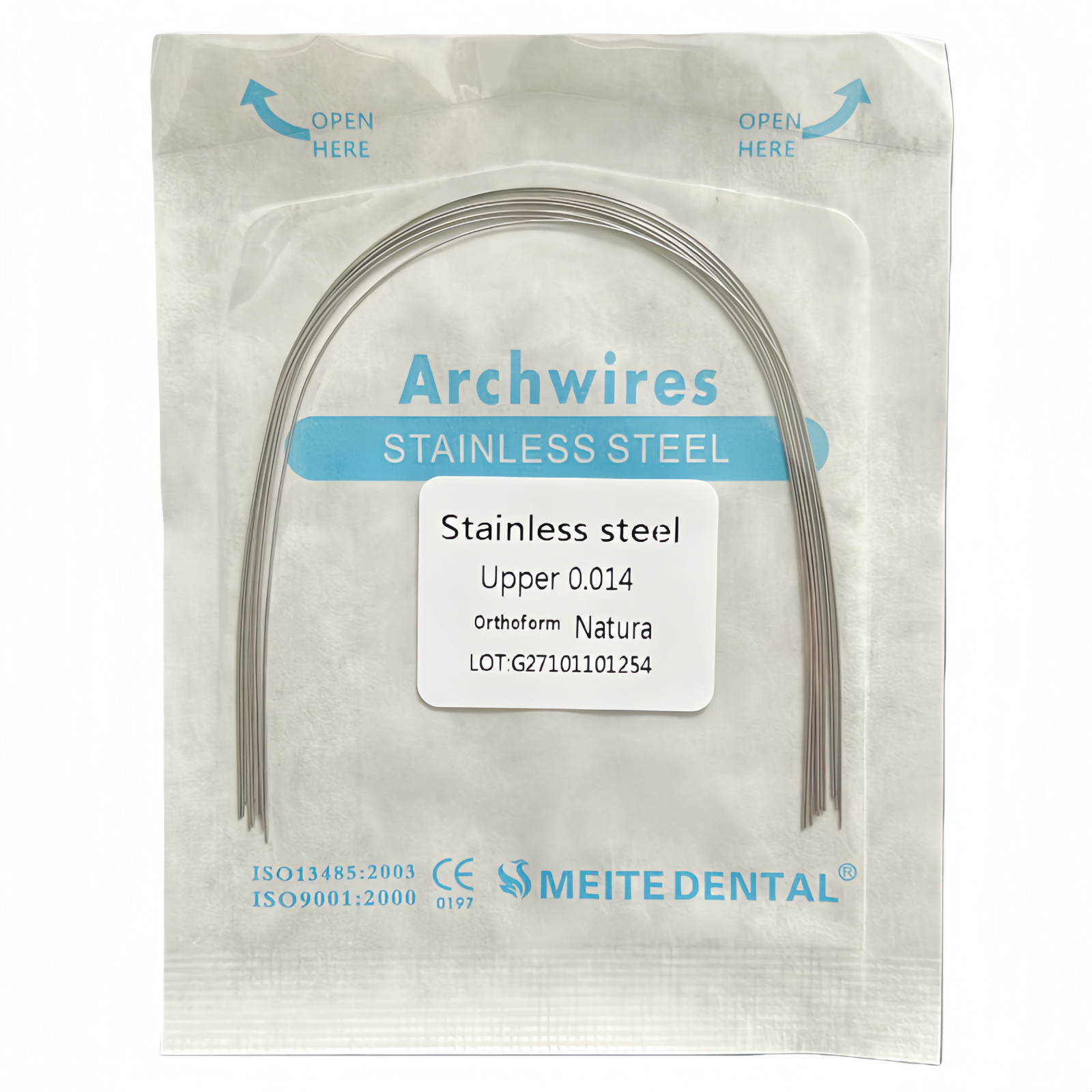 10Pack Dental Ortho Heat Thermal Activated/Super Niti/Stainless Steel Arch Wires