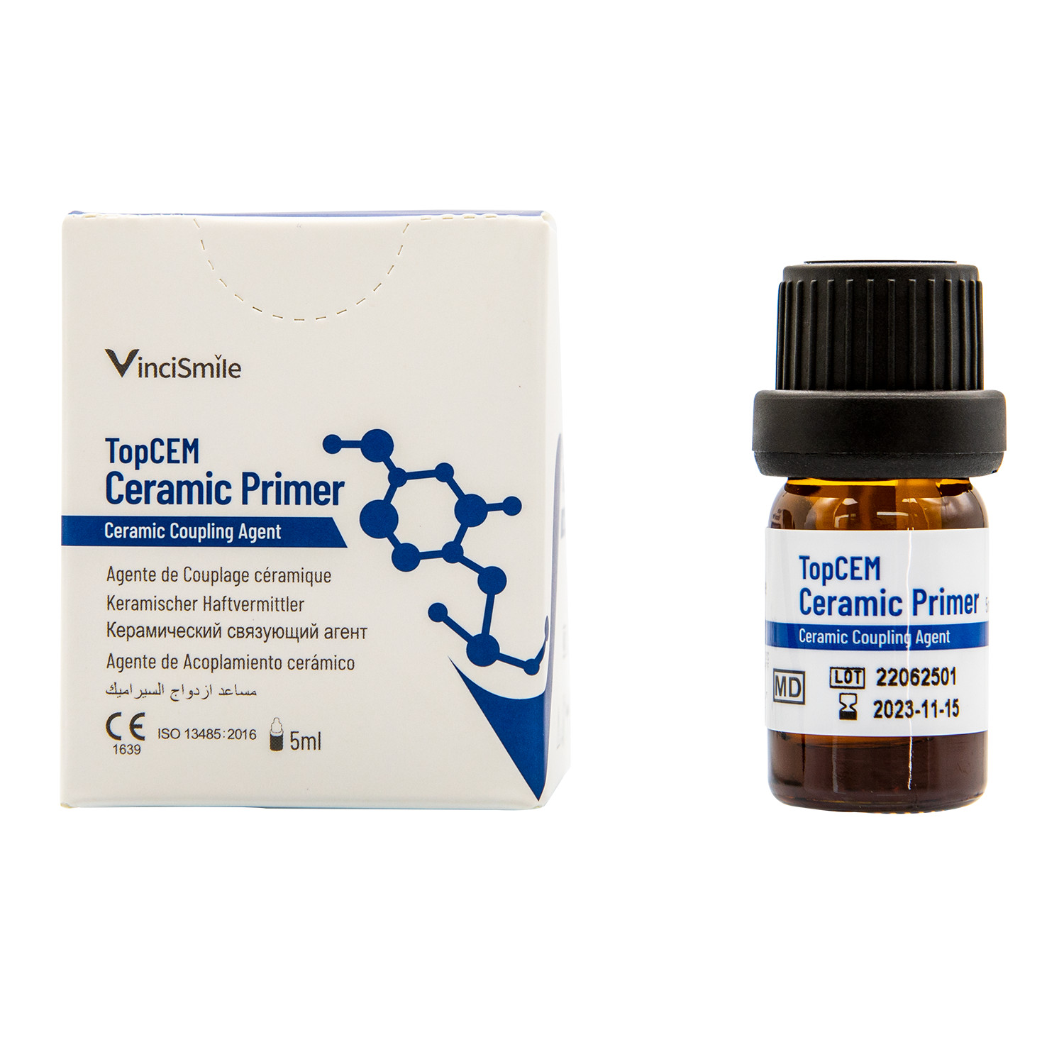 Dental Veneer Cementation Kit:2 Etching Gel/10 Veneer Cement/1 Adhesive/1 Primer